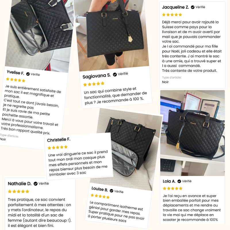 Sac à main 3-EN-1