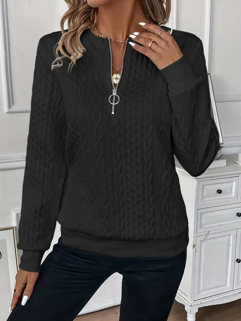 Pull avec fermeture éclair