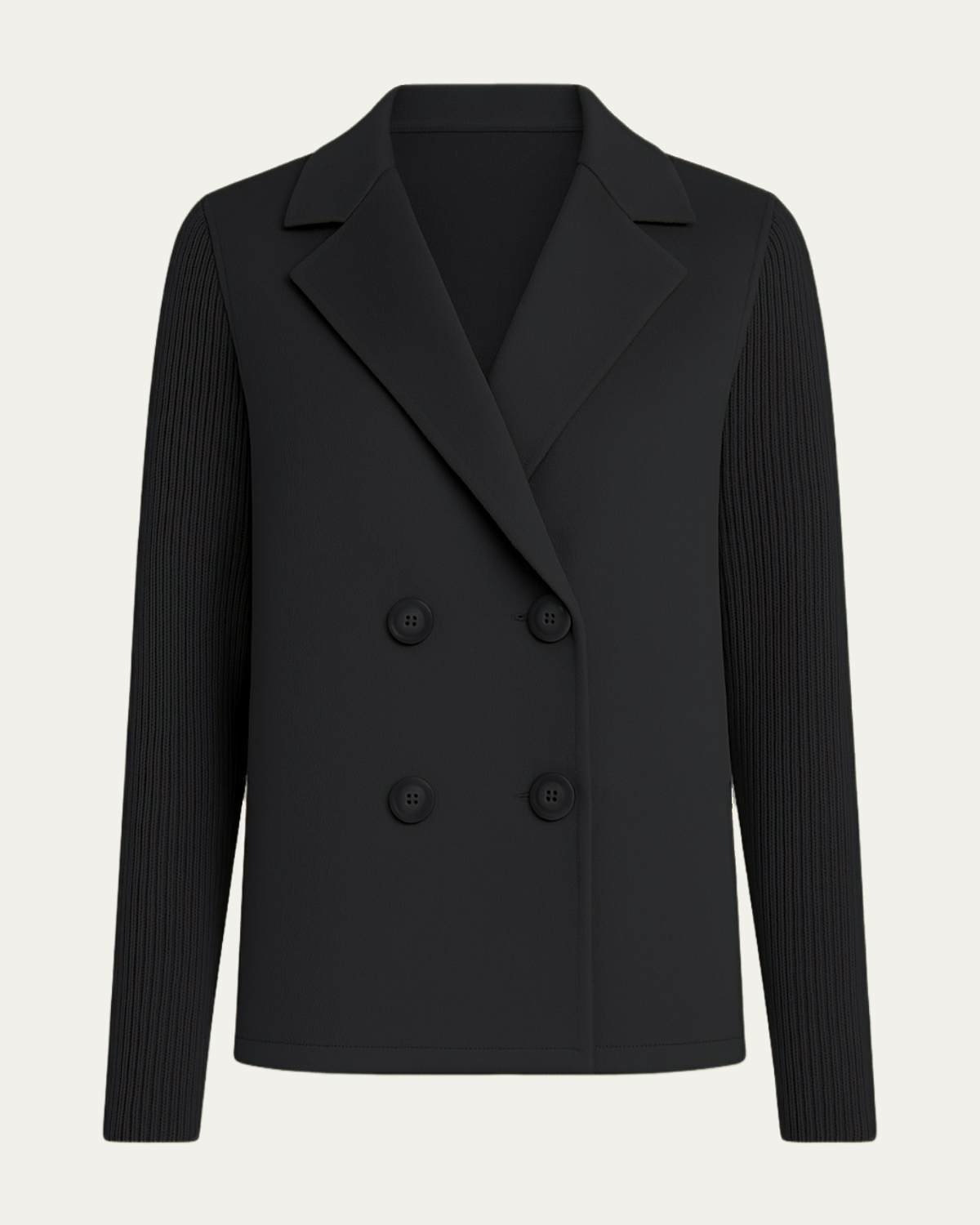 Camela™ Blazer Élégant à Manches Tricotées
