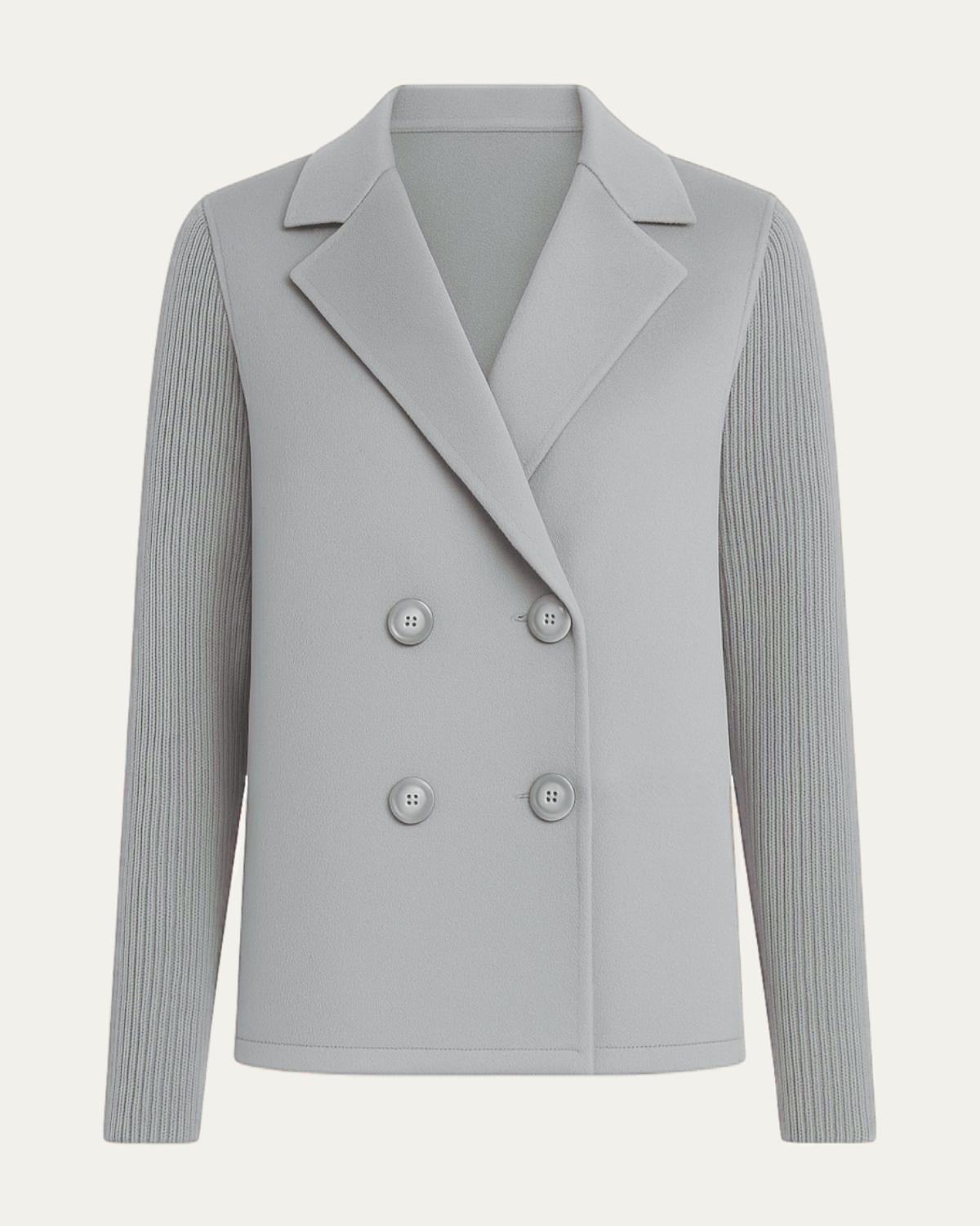 Camela™ Blazer Élégant à Manches Tricotées