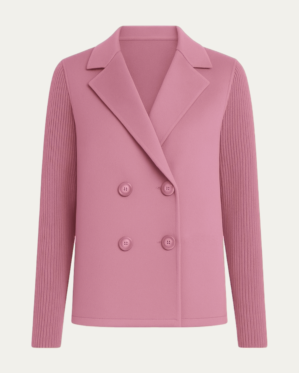 Camela™ Blazer Élégant à Manches Tricotées