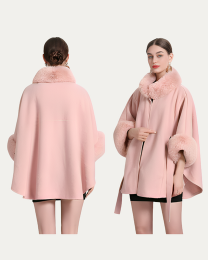 Poncho avec Ceinture Frontale