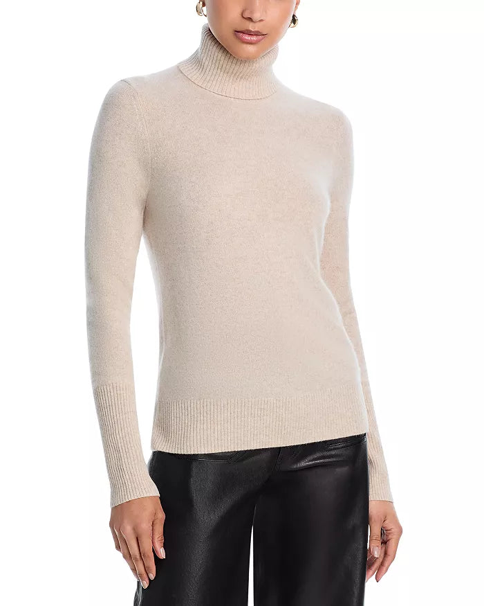 AQUA | Pull Doux à Col Roulé