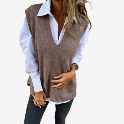 Pauline | Gilet Pull Classique