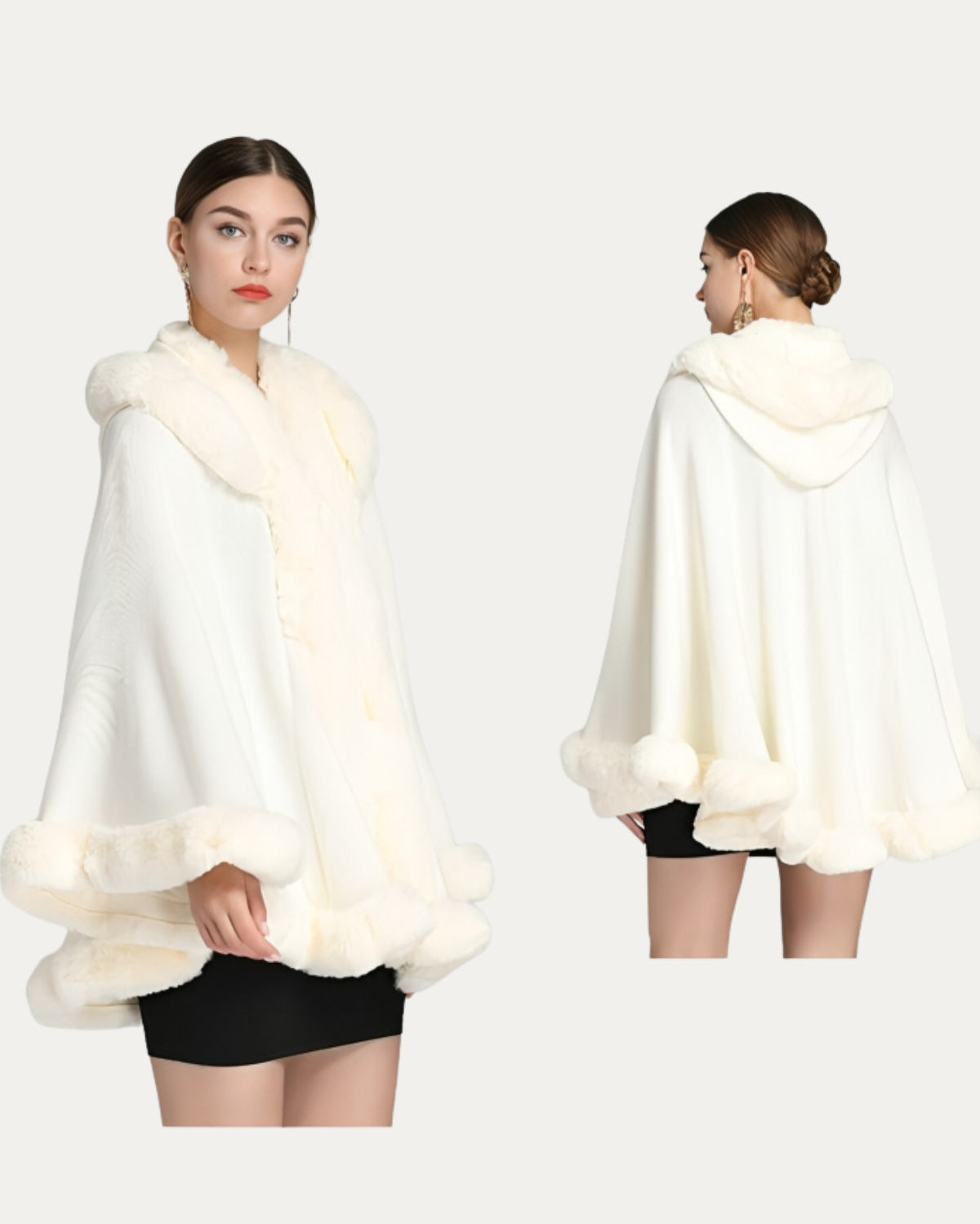 Poncho à Capuche