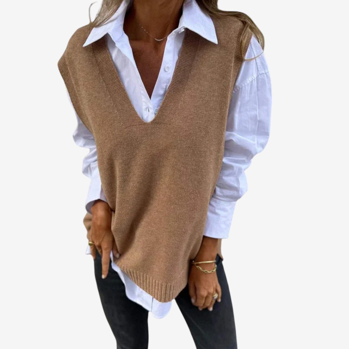 Pauline | Gilet Pull Classique