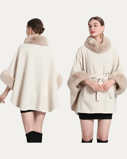 Poncho avec Ceinture Frontale