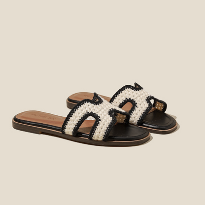 ÉLISE RAPHIA | SANDALES ÉLÉGANTES