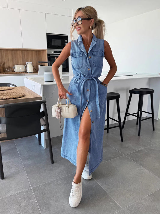 RIMA™ | Robe Sculptante en Denim