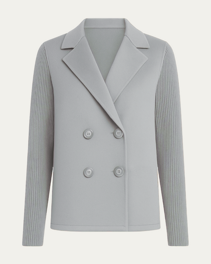 Camela™ Blazer Élégant à Manches Tricotées
